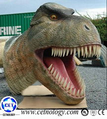  Simulation Dinosuar Animatronic Animal  Head toys art model