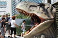  Simulation Dinosuar Animatronic Animal  Head toys art model 2