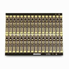 Peelable Blue Mask Single Bottom Sided PCB with 35um Copper Thickness and ENIG S