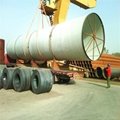 ASTM standard spiral welded steel pipe with coating line pipes 1