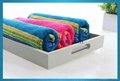 Personalized soft high absorbent microfiber terry yoga beach towel wholesale