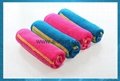 Personalized soft high absorbent microfiber terry yoga beach towel wholesale