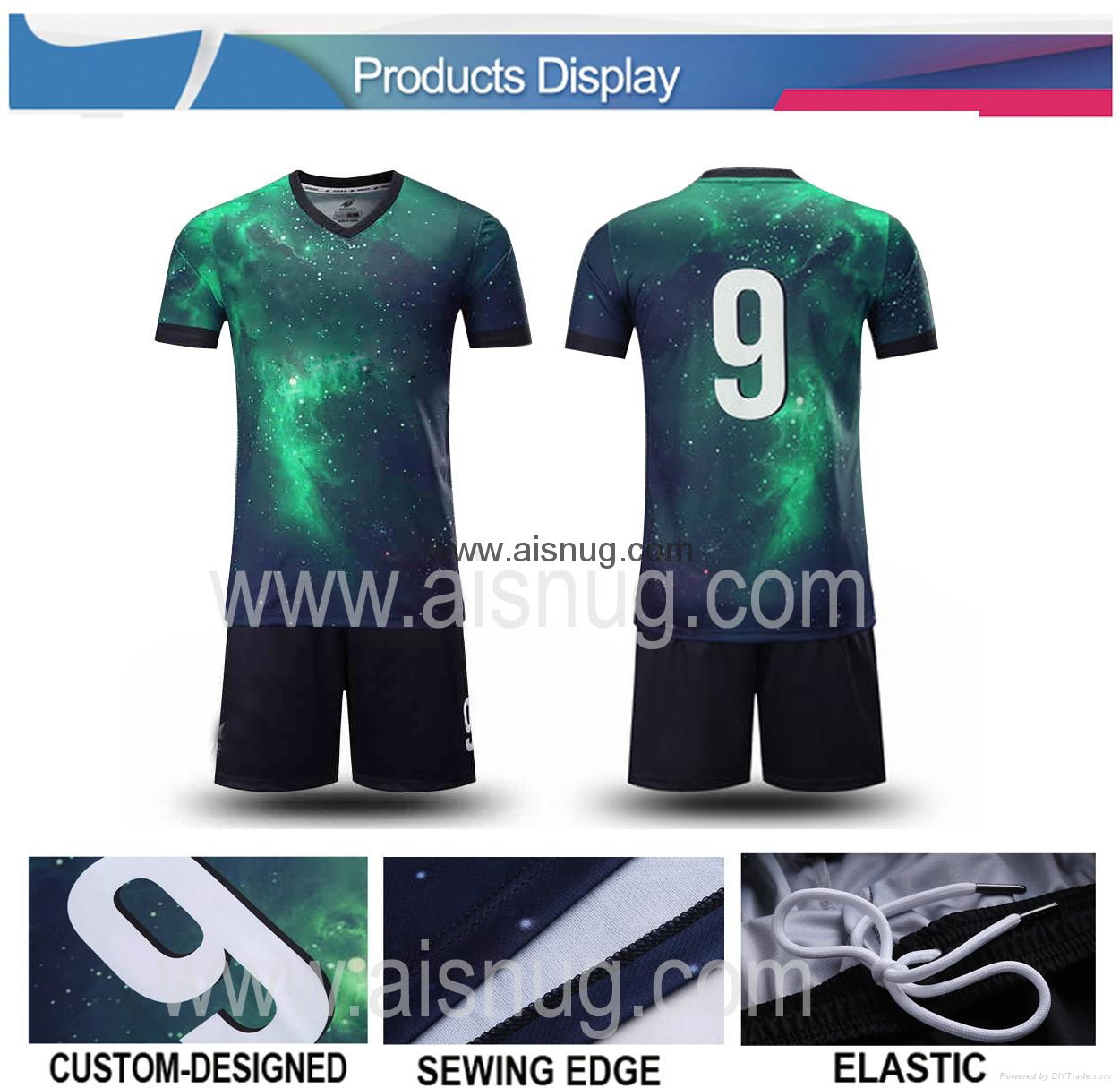 international club soccer jersey goalkeeper kit with no fakes