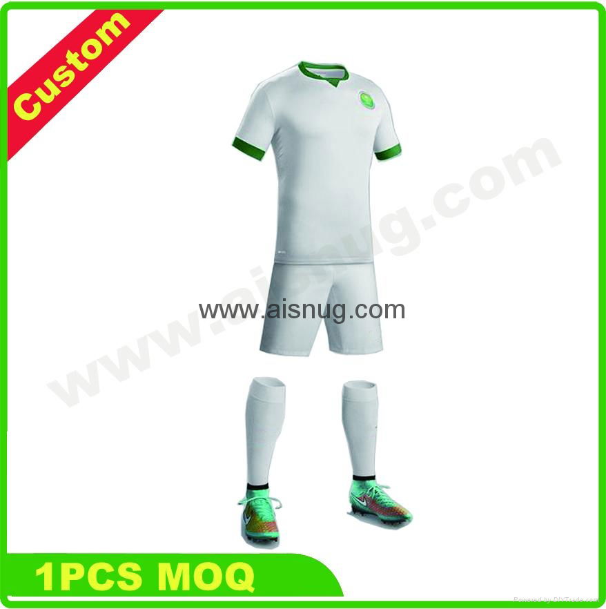 Sublimation custom football soccer jersey kids soccer uniform