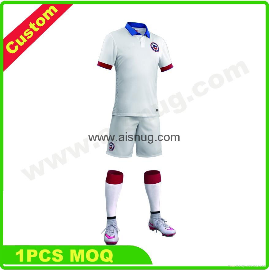 Sublimation custom football soccer jersey kids soccer uniform