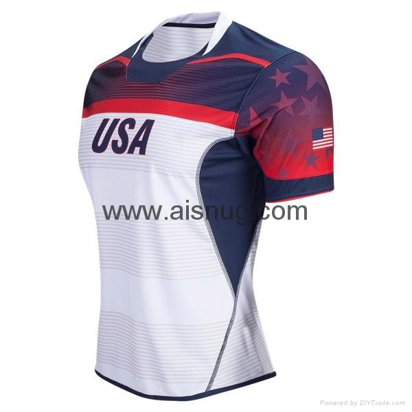 no minimum printed sublimation  custom design rugby jersey ireland