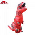 Water proof polyester Halloween animal mascot inflatable t rex costume  