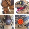 Water proof polyester Halloween animal mascot inflatable t rex costume  