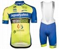 2018 France sky pro team cycling jersey with gel pad