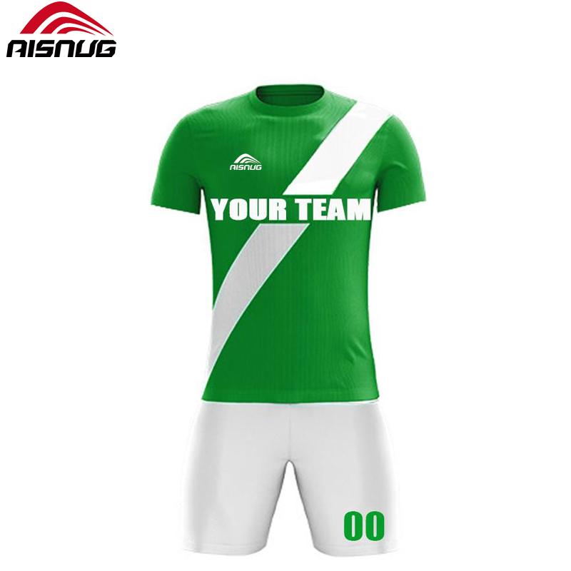 Team club logo soccer jersey name and number printing Aisnug (China