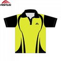 OEM custom printed sublimated golf polo t shirt white for men 2