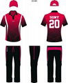 sublimation customized full hand maker cricket t shirt pattern 2