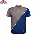 2017 high quality custom men striped bowling zip polo shirts