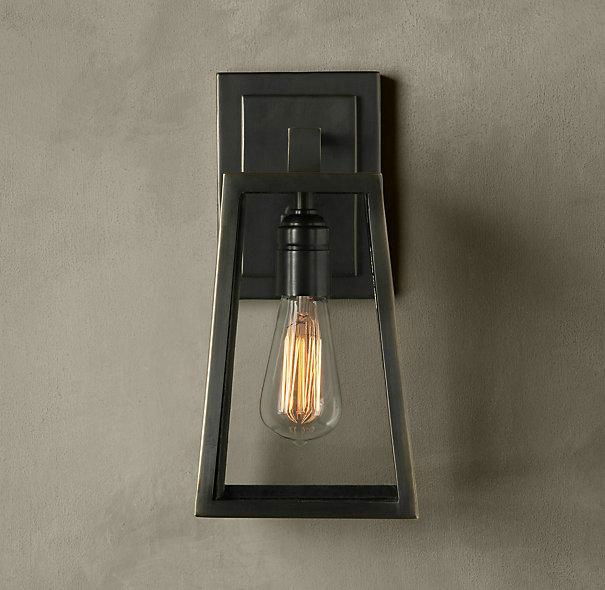 Iron modern wall lamp industry lamp outside door lamp