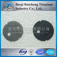 Ruthenium-series coated titanium anode