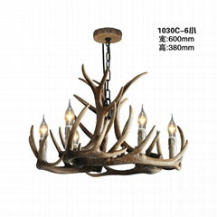 deer antler chandelier