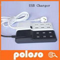 Wholesale 4.5A 6 port universal USB Charger for all electronic products.