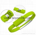 Cool Bracelet USB cables with Metal Buckle 3