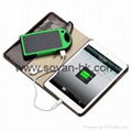 Waterproof Solar Portable Powerbank With LED Lighting  4