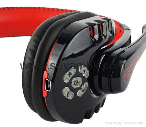 Bluetooth Wireless Gaming Headphone With Microphone  3