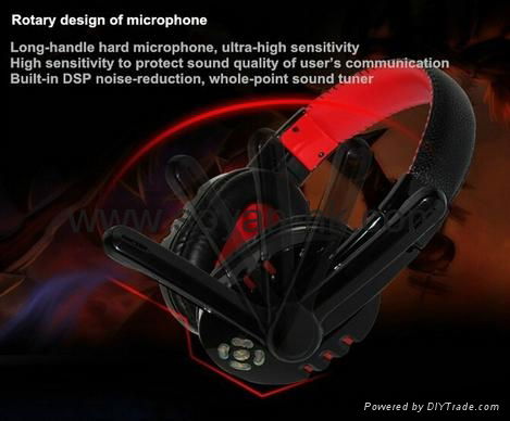 Bluetooth Wireless Gaming Headphone With Microphone  4
