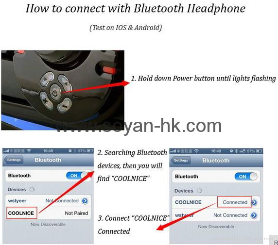 Bluetooth Wireless Gaming Headphone With Microphone  5