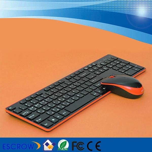 WIRELESS 2.4GB KEYBOARD AND MOUSE COMBO WITH NANO RECEIVER IN ENGLISH