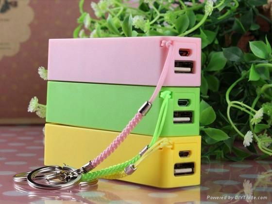 2014 new design 2200mAh key chains mobile power bank 4