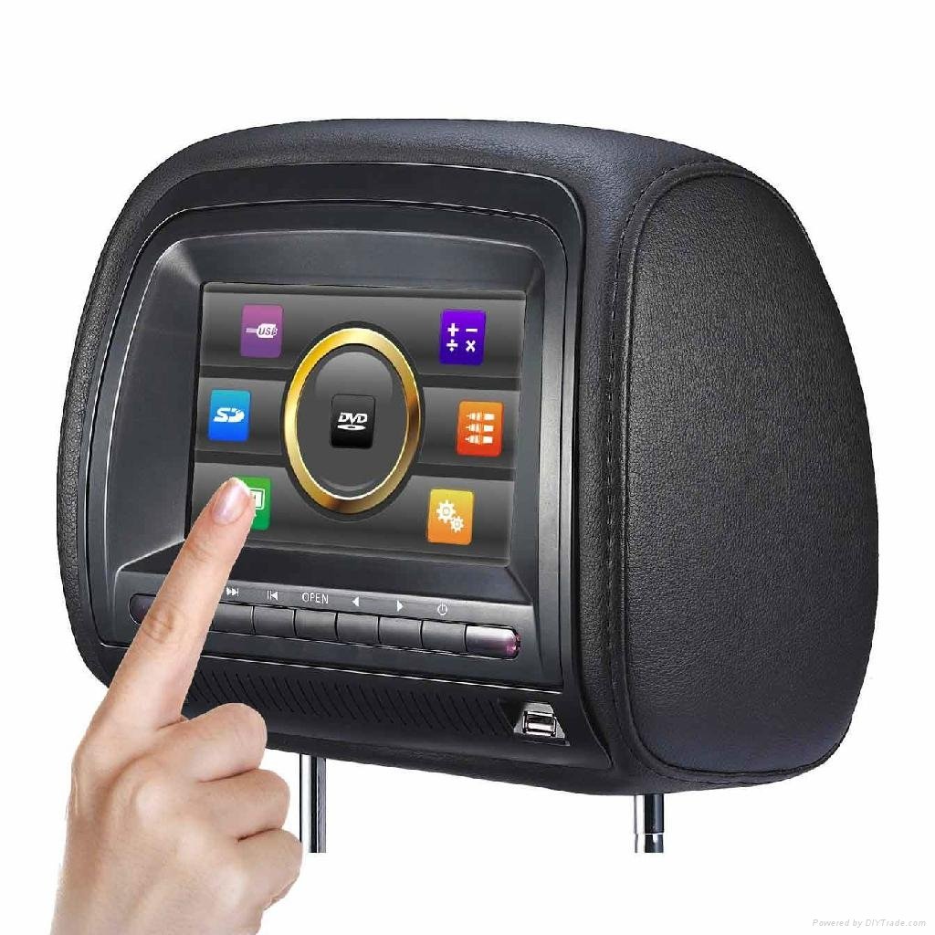 7'' car lcd monitor mini tv with touch screen 32 bit games for universal car