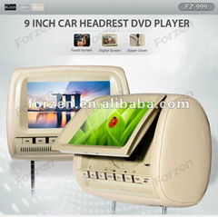 9'' digital panel headrest DVD for car headrest dvd car lcd monitor 