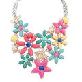 New Fashion  candy color crystal sweater necklace Hot sale Statement necklac 2