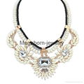 2014 New Design Shourouk crystal Glass bead necklace 3
