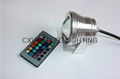 led Underwater rgb remote control lamp 12/24v decoration pool lights 5