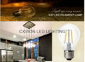 LED 4W Filament bulbs 360 degree lighting bulb 5
