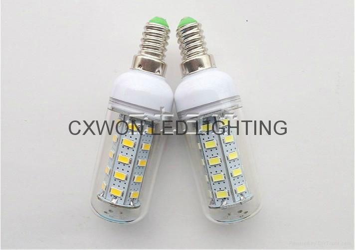 E27 E14 12W warm cool white SMD 5630 Led spotlights lamp corn lamp 1350 lumens  5