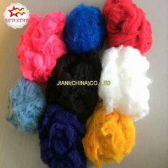recycled colored polyester staple fiber