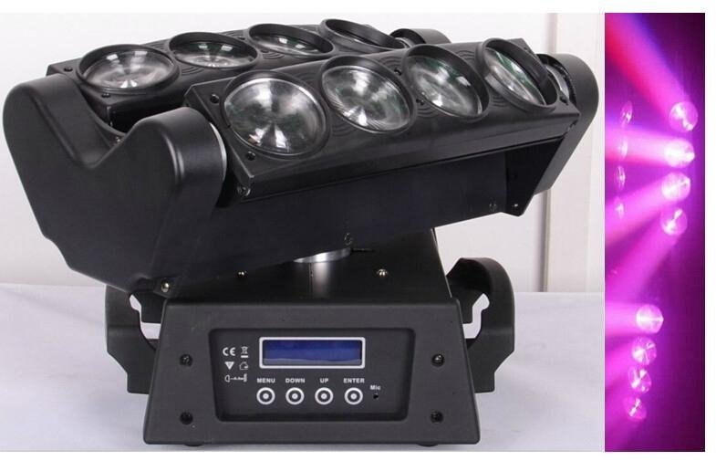 Spider 8 eyes LED stage light moving head RGBW 2