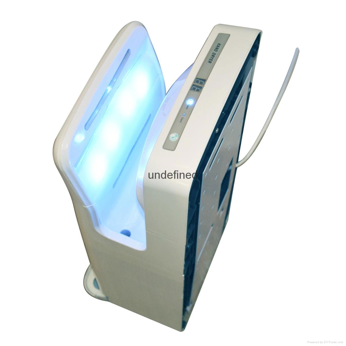 Brushless Motor Automatic Electrical Standing High Speed Jet Air Hand Dryer 4