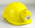 Safety Helmet With Head Lamp Led Mining Light  2