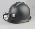 miner's cap-lamp helmet with miner's lamp