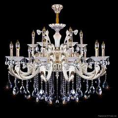 white decoration chandelier in iron