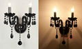 Modern Black Exquisite Crystal Wall Lighting 1