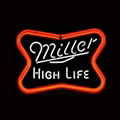 New T6 MILLER HIGH LIFE handicrafted real glass tube neon light beer lager bar p