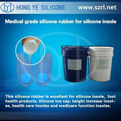 Medical Grade liquid silicone rubber for shoe insoles