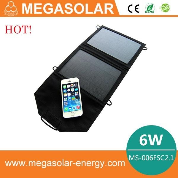 folding solar charger 6W 4