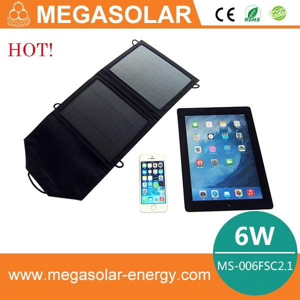 folding solar charger 6W 3