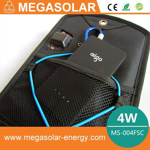folding solar charger 4W 1.0 4