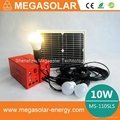 10w solar dc lighting system