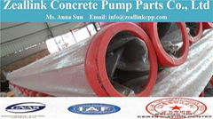 DN125  low pressure: Φ133  high pressure: Φ140 Concrete Pump Pipes