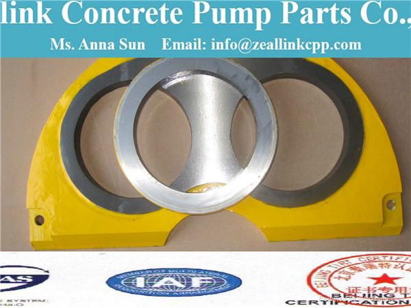 Concrete Pump Wear Parts--Wear Plate & Cutting Rings & S Valve